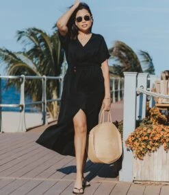 Cuffed Sleeve Dress -Lunaria Store L48566 81252bb4 5928 431b 8c2a 5408e2355929