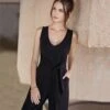 Tie-Front Jumpsuit 1 Tie-Front Jumpsuit -Lunaria Store karenkane 2020 spring mailer L46132 BLK 001 721b009d f6c5 4282 bef9 23b0abd1a541