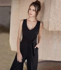 Tie-Front Jumpsuit