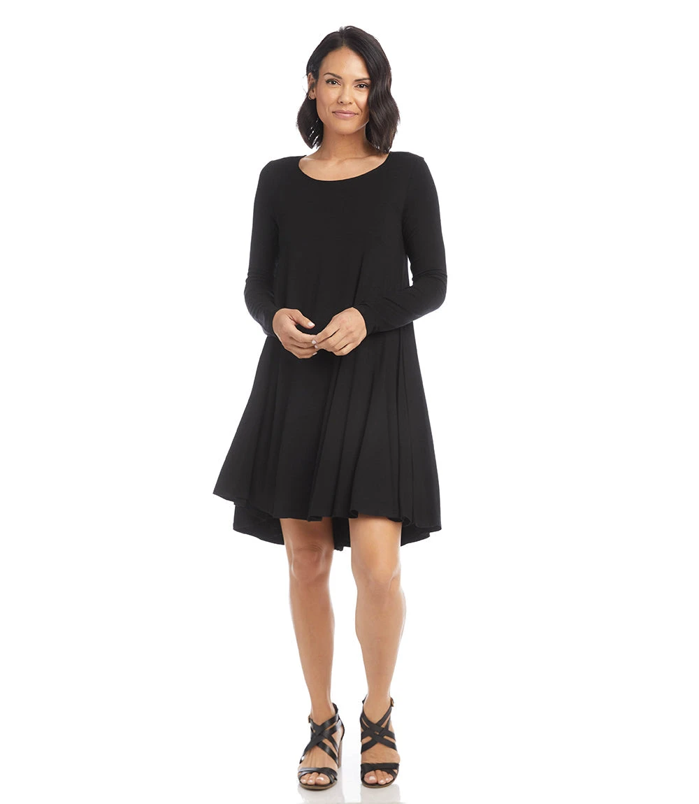 Long Sleeve Maggie Trapeze Dress 5 Long Sleeve Maggie Trapeze Dress - Image 3