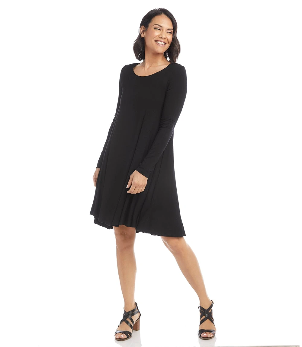 Long Sleeve Maggie Trapeze Dress 9 Long Sleeve Maggie Trapeze Dress - Image 7