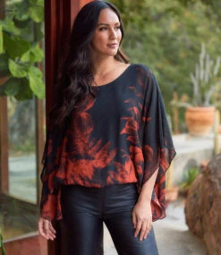 Blouson Scarf Top -Lunaria Store karenkane 2022 fall 3L09604 PRT 001