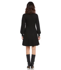 Studded A-Line Dress 14 Studded A-Line Dress -Lunaria Store karenkane 2022 fall 3L14327 BLK 0046