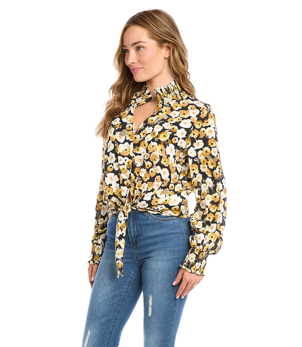 Petite Size Tie-Front Top 5 Petite Size Tie-Front Top - Image 3