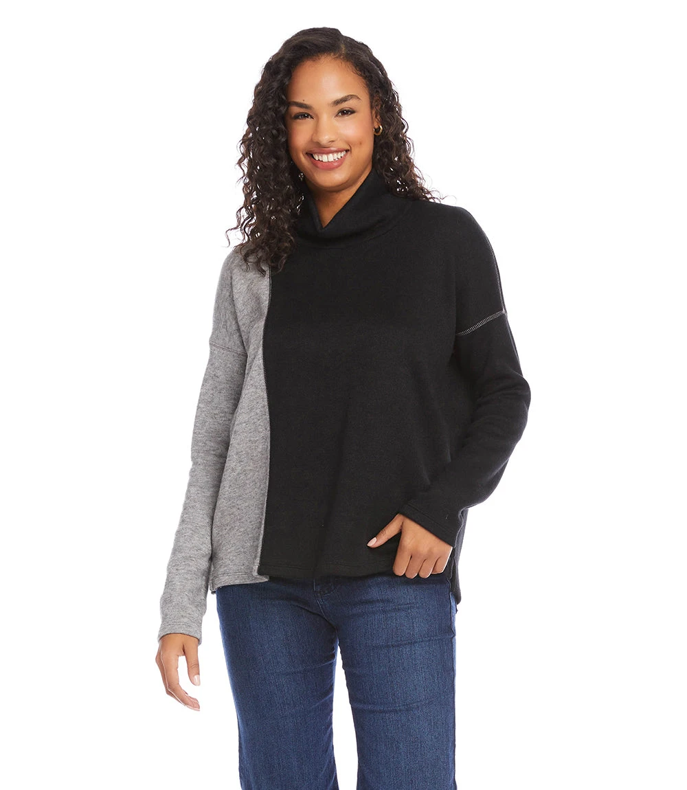 Petite Size Colorblock Sweater 3 Petite Size Colorblock Sweater