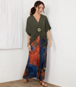 Rattan Buckle Twist Top -Lunaria Store karenkane 2022 summer 2L55209 OLI 005