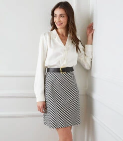 Bias Cut Check Skirt 13 Bias Cut Check Skirt -Lunaria Store karenkane 2022 winter 4L04623 CHK 002