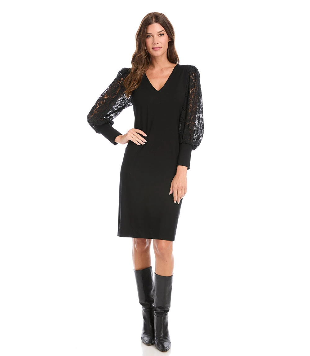 Petite Size Lace Sleeve Dress 6 Petite Size Lace Sleeve Dress - Image 4