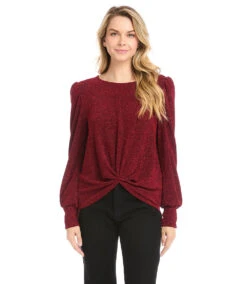 Petite Size Puff Sleeve Top
