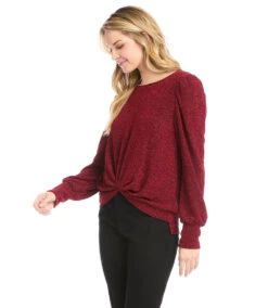 Puff Sleeve Top 11 Puff Sleeve Top -Lunaria Store karenkane 2022 winter 4L40563 RED 004