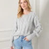 Cable Sweater 1 Cable Sweater -Lunaria Store karenkane 2022 winter 4L89605 LHG 001