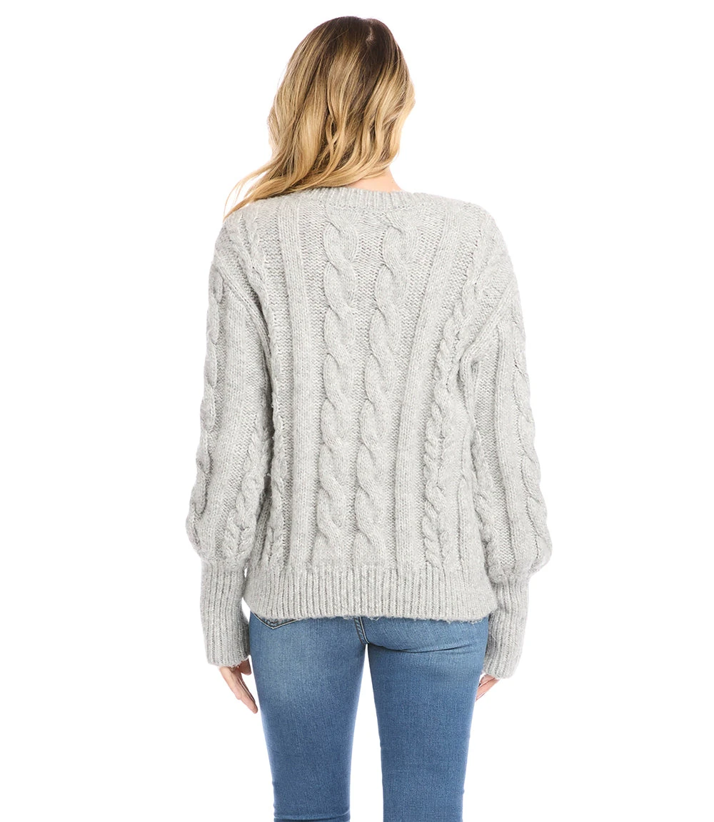 Cable Sweater 5 Cable Sweater - Image 3