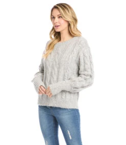Cable Sweater 12 Cable Sweater -Lunaria Store karenkane 2022 winter 4L89605 LHG 004