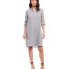 Linen Shirtdress -Lunaria Store karenkane 2023 spring 1L04628 GRA 001