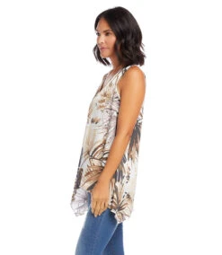 Petite Size Uneven Hem Tank -Lunaria Store karenkane 2023 spring 1L17615P PRT 003