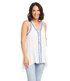 Beaded Tank -Lunaria Store karenkane 2023 spring 1L28402 WHT 006