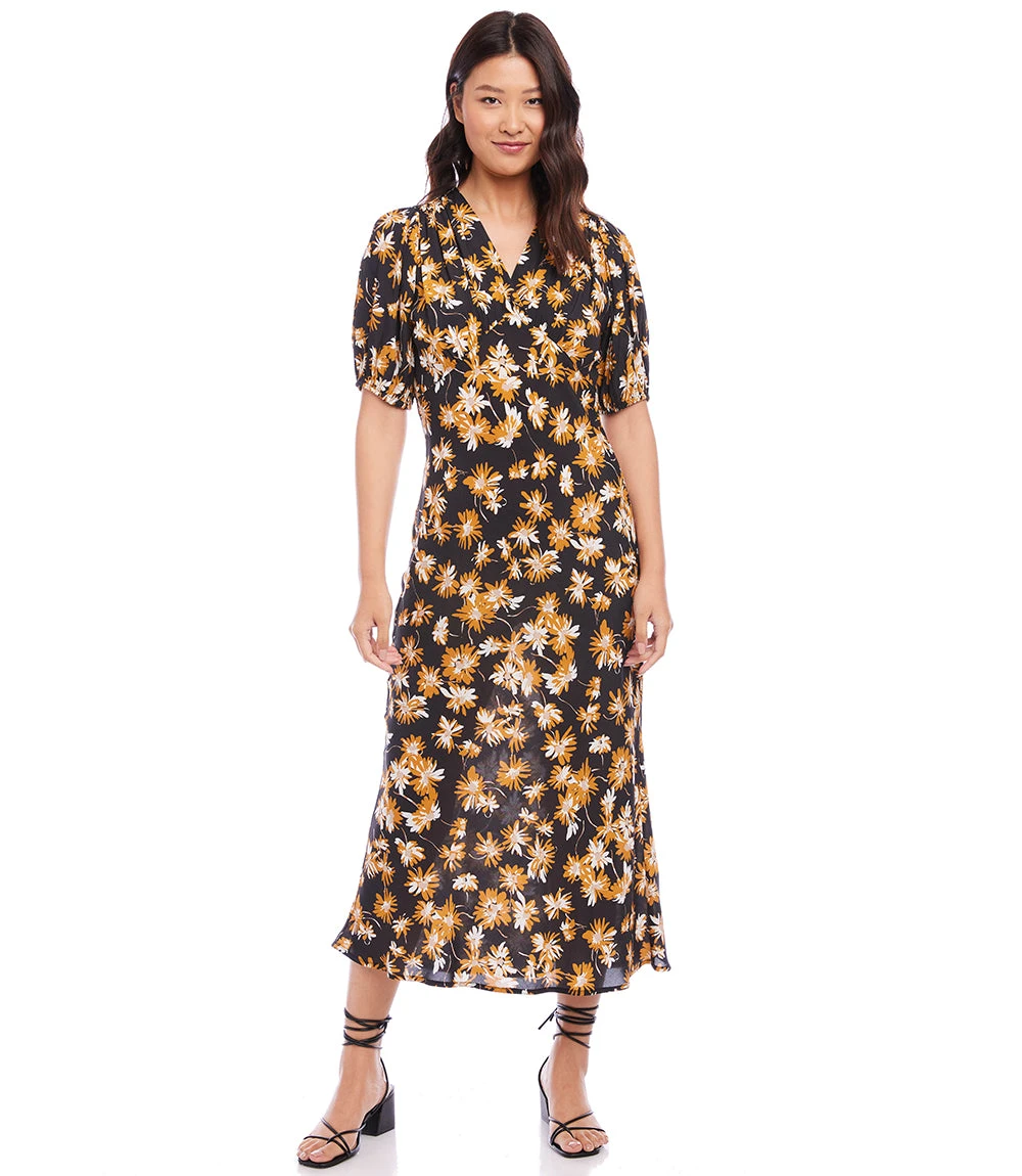 Bias Puff Sleeve Dress 4 Bias Puff Sleeve Dress - Image 2