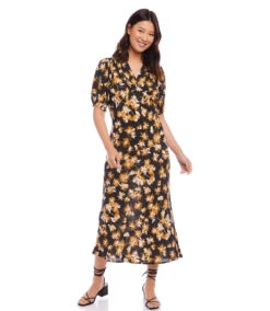 Bias Puff Sleeve Dress 13 Bias Puff Sleeve Dress -Lunaria Store karenkane 2023 spring 1L40564 PRT 005