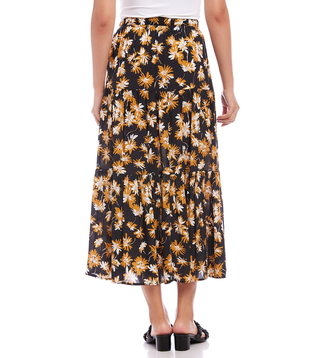 Tiered Midi Skirt 5 Tiered Midi Skirt - Image 3