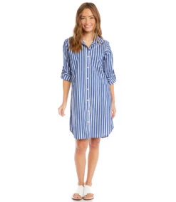 Stripe Shirtdress 14 Stripe Shirtdress -Lunaria Store karenkane 2023 spring 1L45588 IND 003