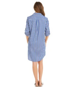 Stripe Shirtdress 15 Stripe Shirtdress -Lunaria Store karenkane 2023 spring 1L45588 IND 004