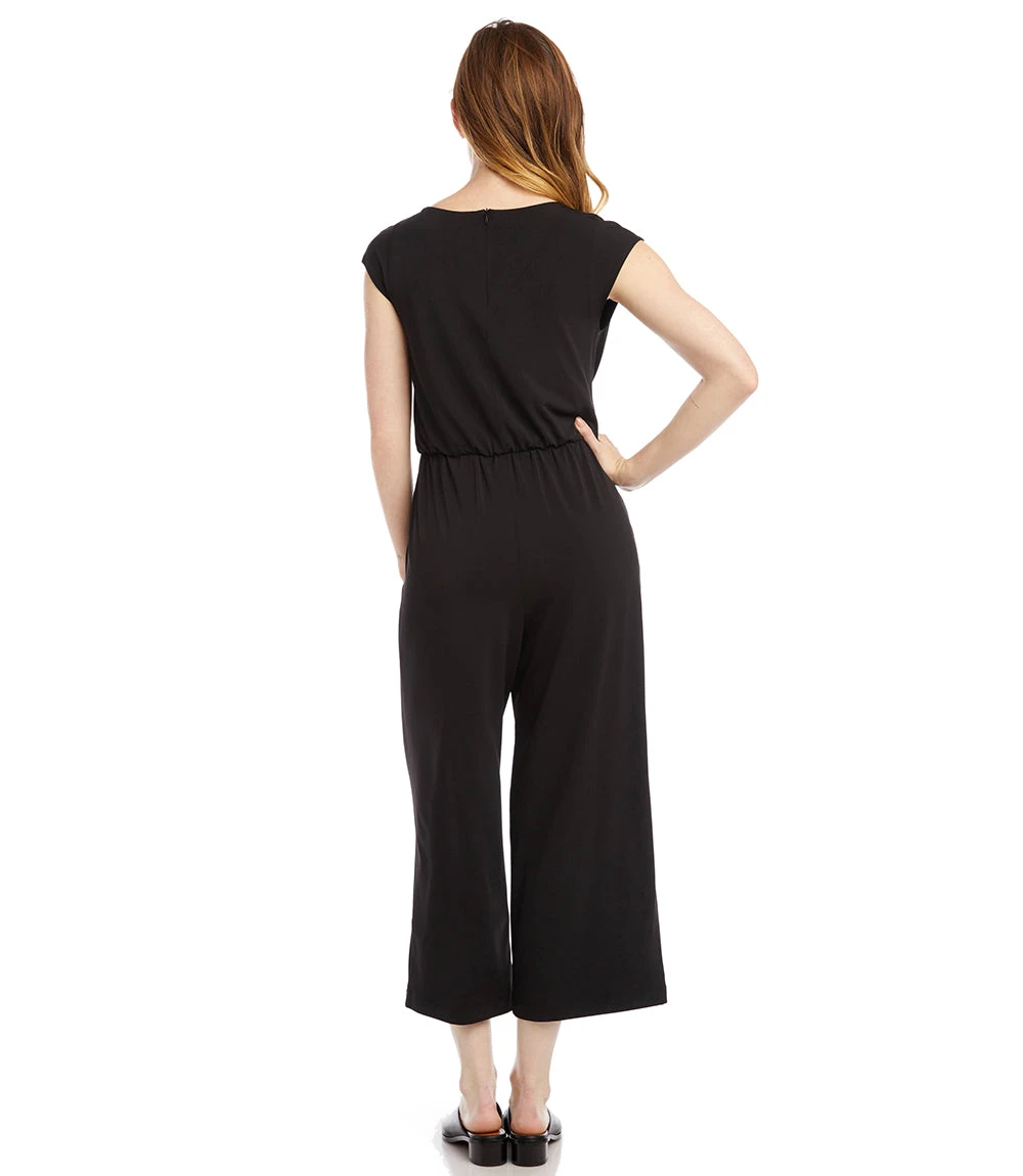 Petite Size Tie-Front Jumpsuit 4 Petite Size Tie-Front Jumpsuit - Image 2