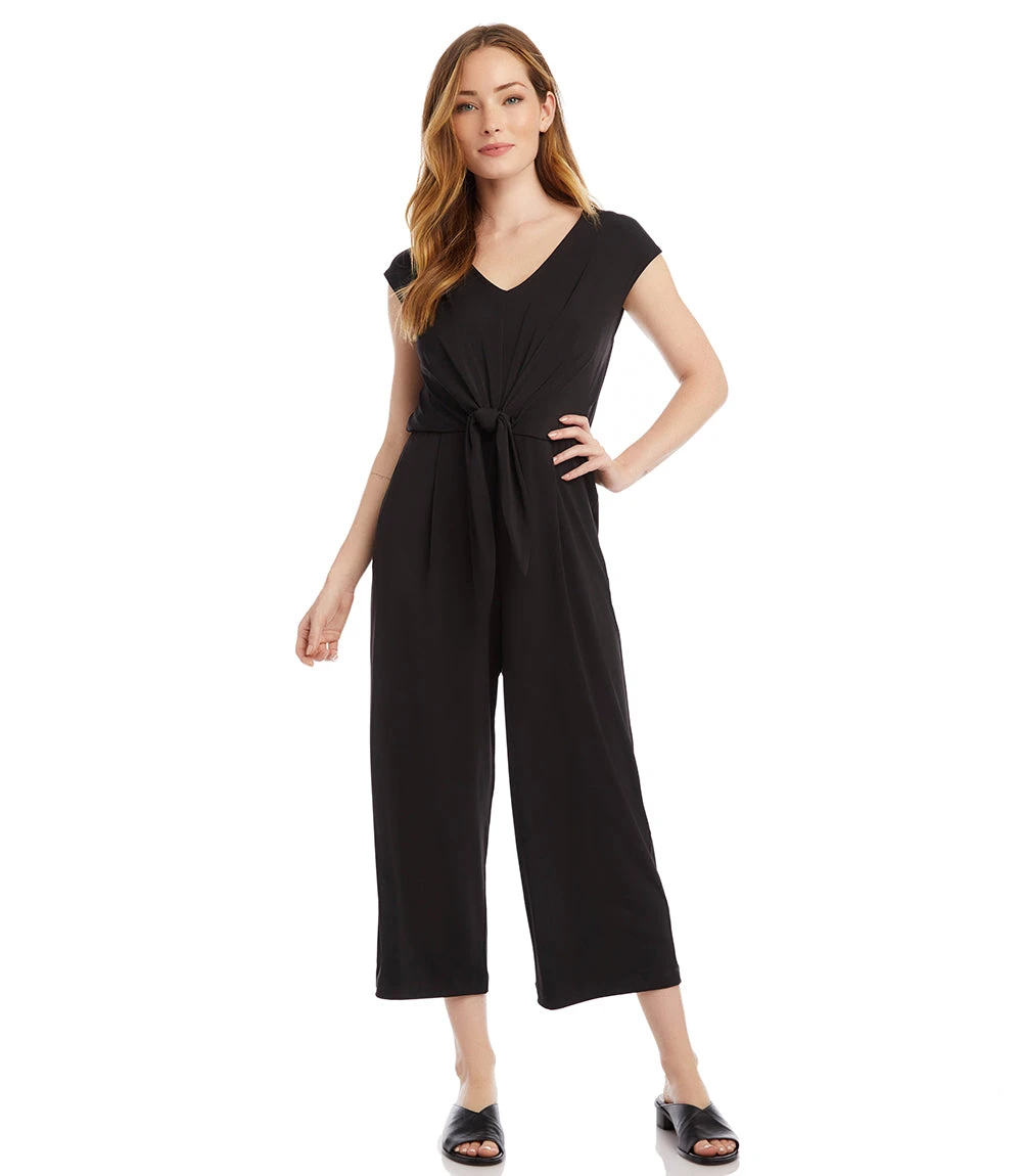Petite Size Tie-Front Jumpsuit 5 Petite Size Tie-Front Jumpsuit - Image 3