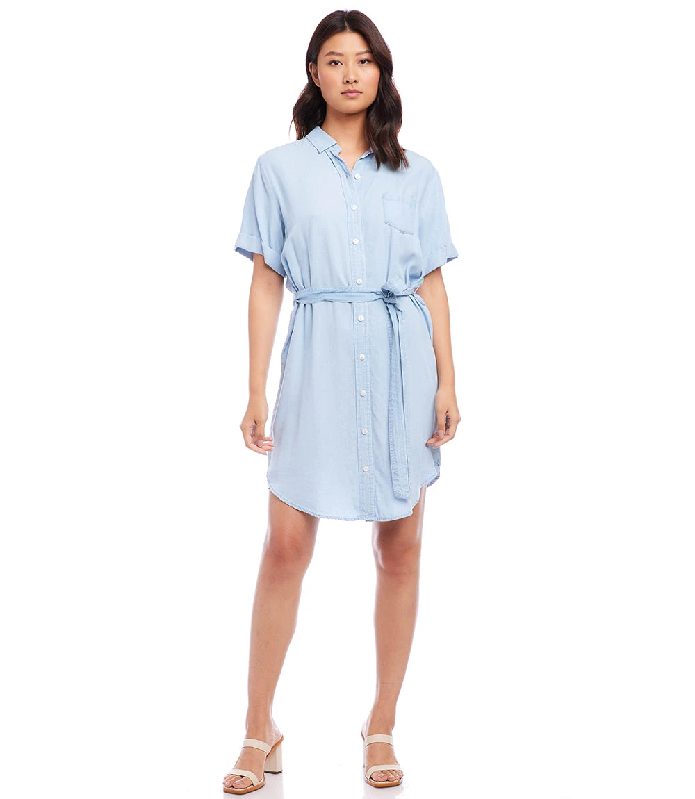 Short Sleeve Shirtdress 5 Short Sleeve Shirtdress - Image 3