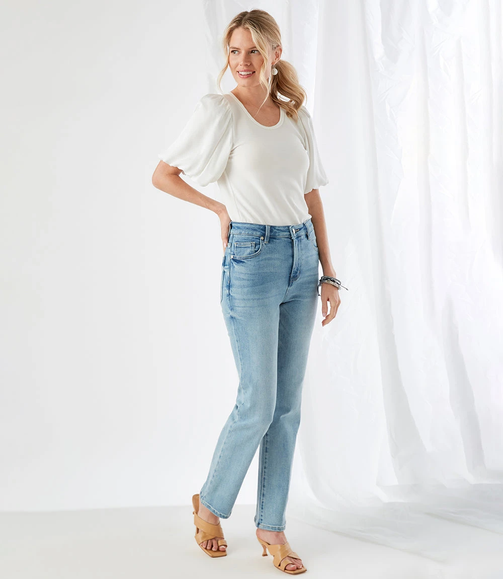 Contrast Satin Sleeve Top 9 Contrast Satin Sleeve Top - Image 7