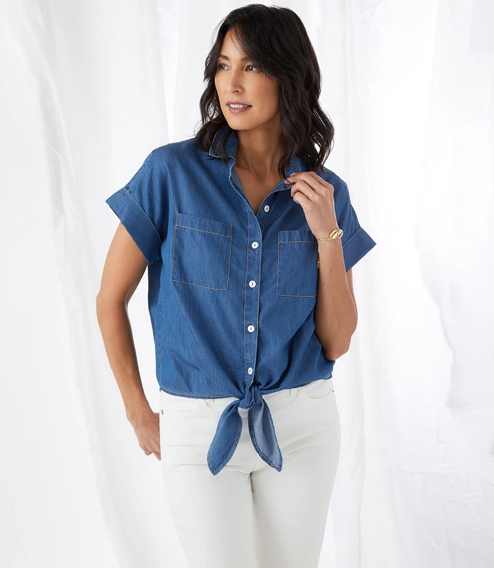 Tie-Front Shirt 9 Tie-Front Shirt - Image 7