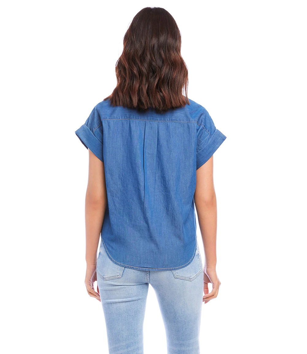 Tie-Front Shirt 6 Tie-Front Shirt - Image 4