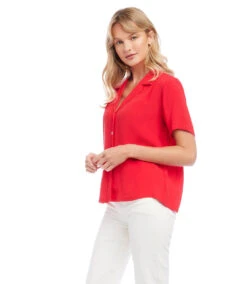 Camp Shirt 11 Camp Shirt -Lunaria Store karenkane 2023 spring 1L87568 RED 003
