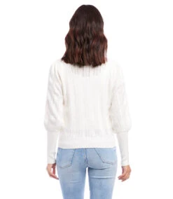 Pointelle Sweater -Lunaria Store karenkane 2023 spring 1L89635 IVO 003