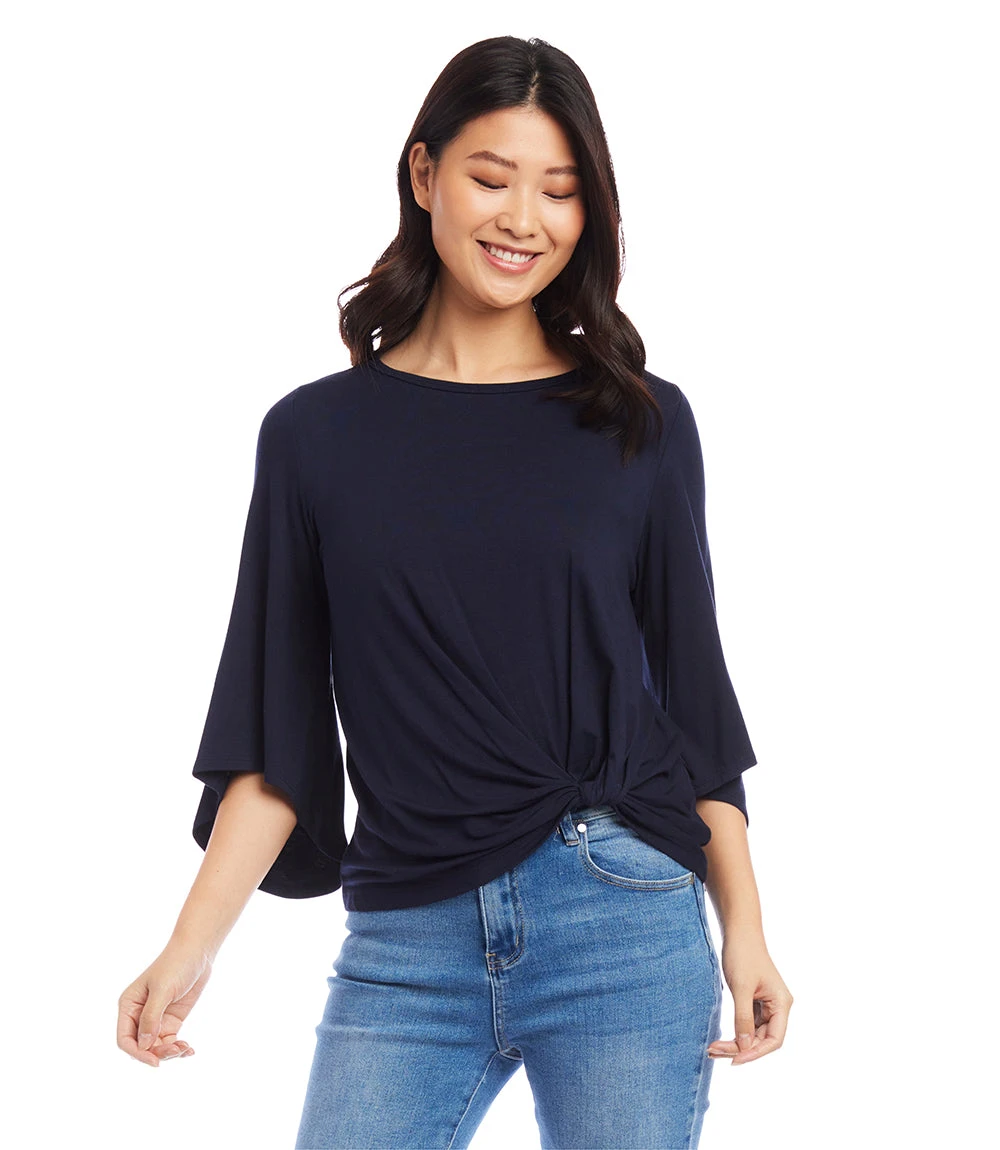 Petite Size Flare Sleeve Pick Up Top 6 Petite Size Flare Sleeve Pick Up Top - Image 4