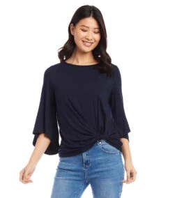 Flare Sleeve Pick Up Top
