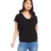 Extended Sleeve Top 2 Extended Sleeve Top -Lunaria Store karenkane 2023 summer 2L14224 BLK 001