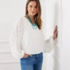 Lantern Sleeve Top 1 Lantern Sleeve Top -Lunaria Store karenkane 2023 summer 2L17615 OWH 001