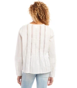 Lace Inset Top -Lunaria Store karenkane 2023 summer 2L70184 OWH 003