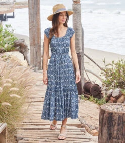 Tiered Midi Dress