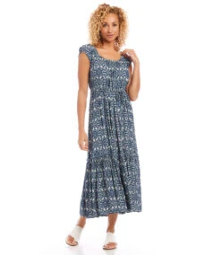 Tiered Midi Dress -Lunaria Store karenkane 2L04229 PRT 002