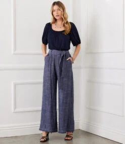 Knit Peasant Top 14 Knit Peasant Top -Lunaria Store karenkane 2L13016 NAV 005